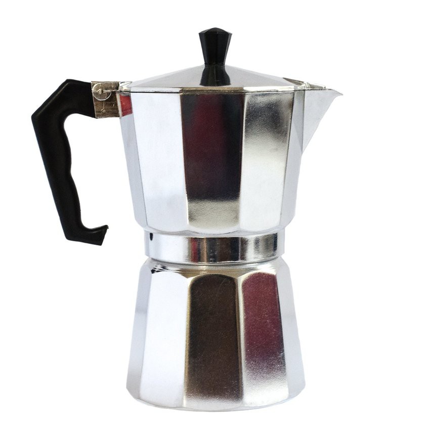 FeiC 1pc Aluminum moka pot Bialetti style 1-12 cups espresso maker