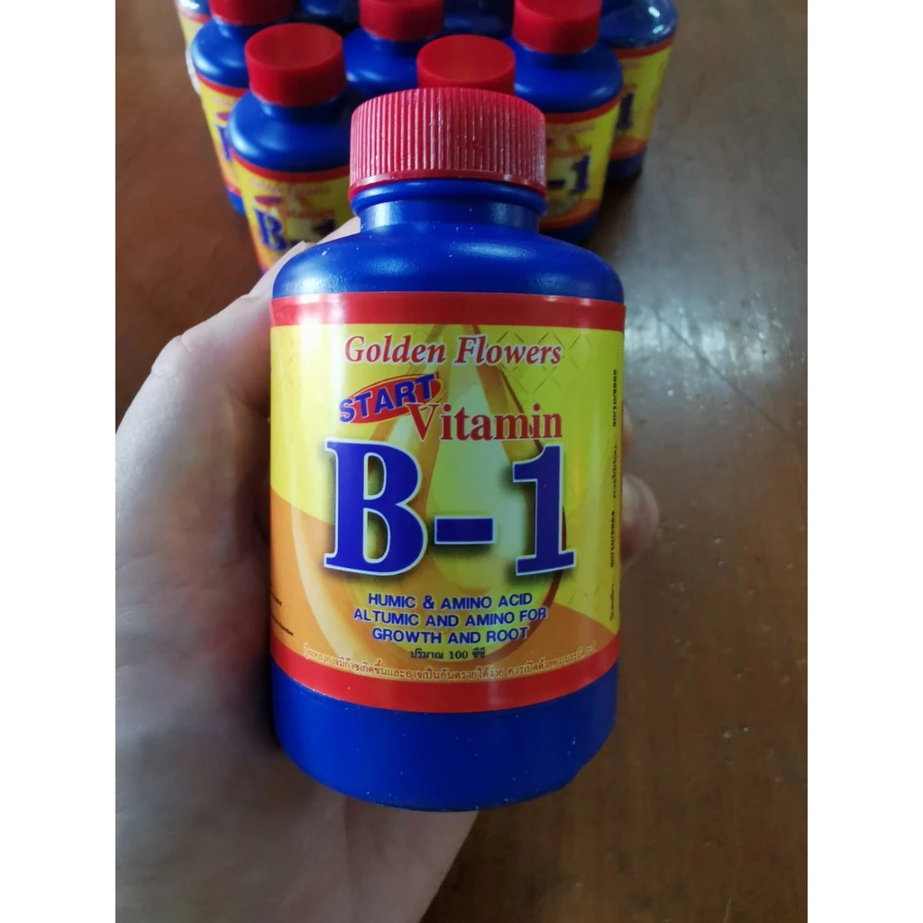 วิตามิน บี1 BMG ขวดเล็ก 100ซีซี เร่งราก คลุกเมล็ด ตอนกิ่ง ปักชำ