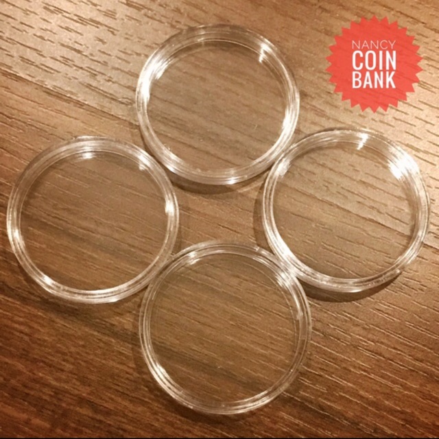 ตลับเหรียญ มีขนาดด้านใน32mm มีขนาดอื่นๆด้วยค่ะ(ไว้ใส่เหรียญนิเกิล10-20B) และแบบ26mm(ไว้ใส่เหรียญ10Bสองสี) ราคาต่อ1ตลับ