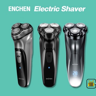 ENCHEN ที่โกนหนวดไฟฟ้า Electric Shaver BlackStone 3D เครื่องโกนหนวดไฟฟ้า ใบมีดโกนสำหรับเปลื่ยน โกนหนวดไฟฟ้า โกนหนวด