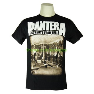 เสื้อวง Pantera เสื้อไซส์ยุโรป แพนเทอรา PTA1616 เสื้อวินเทจ ลายอมตะ