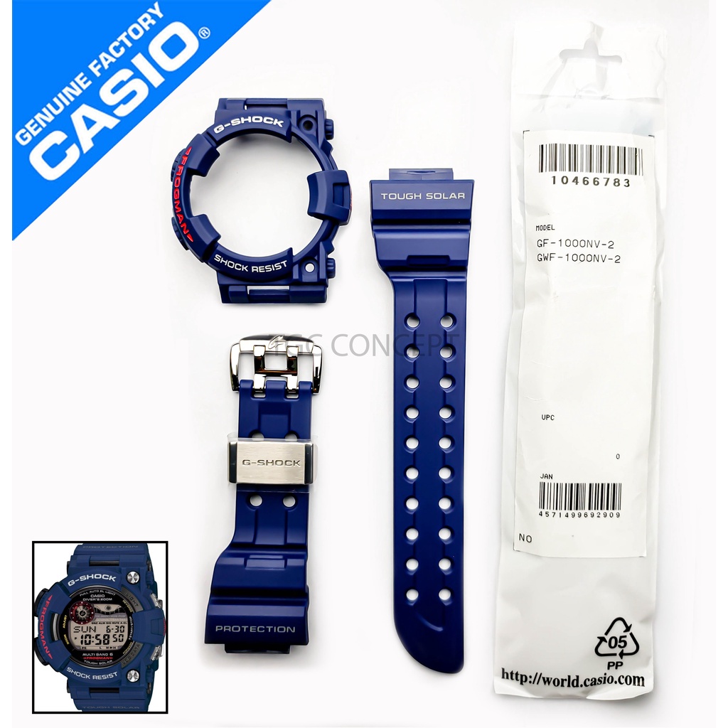 BAND BEZEL REPLACEMENT PART WATCH G-SHOCK GWF-1000NV-2 GF-1000NV-2 GWF-1000 GWF1000 GF-1000 strap