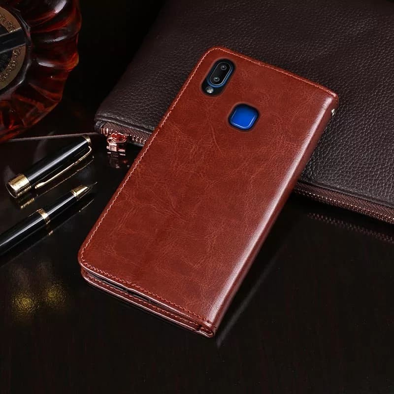 VIVO Y11 Y12 Y12i Y15 Y17 Y19 Y91 Y93 Y91c Y95 CASE FLIP BOOK COVER CASING LEATHER BOOK WALLET SOFTC