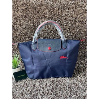 @1,460.-🔥🔥CHIC &amp; TRENDY ลด 7 % + (แถมพวงกุญแจ)🔥🔥💯Longchamp Le Pliage Club  Top Handle S