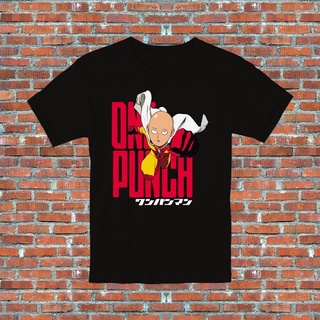 [COD]ใหม่ เสื้อยืด ผ้าฝ้าย พิมพ์ลายการ์ตูน One Punch Man OPM Saitama ดอกไม้ สําหรับผู้ชาย และผู้หญิง ไซซ์ S-2XLS-5XL