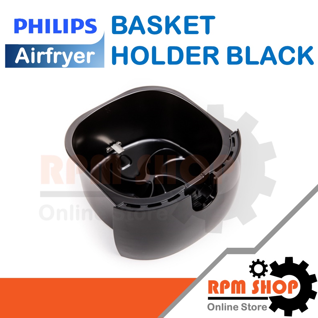 BASKET HOLDER BLACK อะไหล่แท้สำหรับหม้อทอดไร้น้ำมัน PHILIPS Airfryer รุ่น HD9218,9220และ9238 (420303604841)