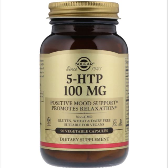 Solgar, 5-HTP, 100 mg, 90 Vegetable Capsules