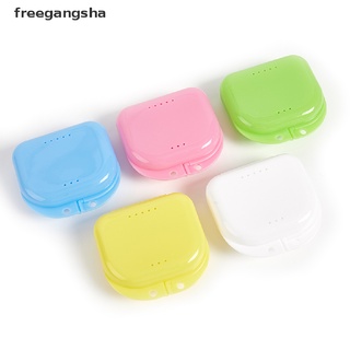 [FREG] Denture Bath Box Organizer False Teeth Storage Box Cleaning Teeth Cases FDH