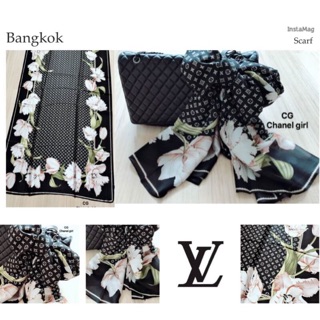 ผ้าคลุมไหล่ /ผ้าพันคอ style  Brand  Lv