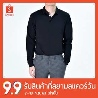 erawon Shop 0895BL POLO LONG SLEES