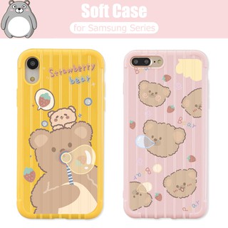 Bear Soft Phone Casing Samsung Galaxy A205 A51 A71 A30S A10 S10 A70S Note 10 Pro 9 N960 A305 M10S A30 A20S A50S A105 M10 A10S A50 A20 A70