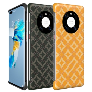 เคส HUAWEI Mate 40 Pro Plus Circles Series เคสหนัง PU ฝาหลัง