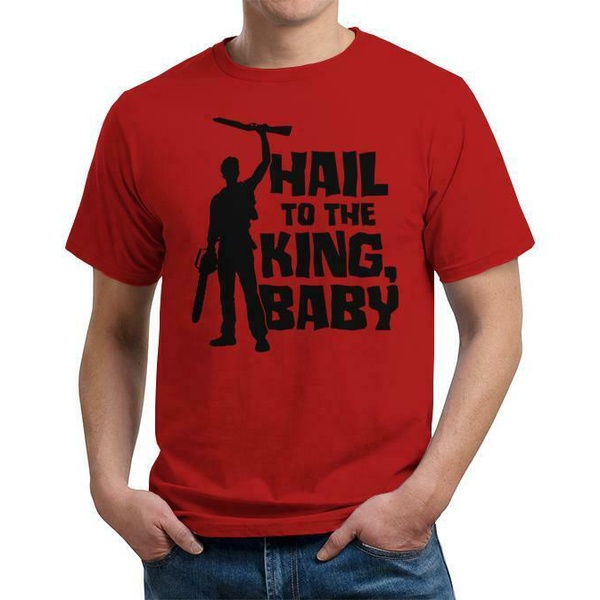 เสื้อยืด Ash vs. Evil Dead ลาย Hail to the King ของขวัญที่สนุกและตลก
