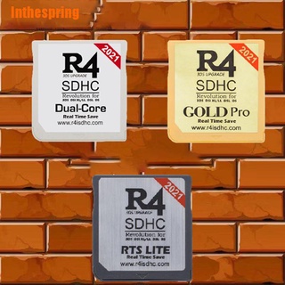 (Inthespring) ตลับหมึก R4 Gold Pro Sdhc พร้อม Usb สําหรับ Ds 3Ds 2Ds Revolution 2021