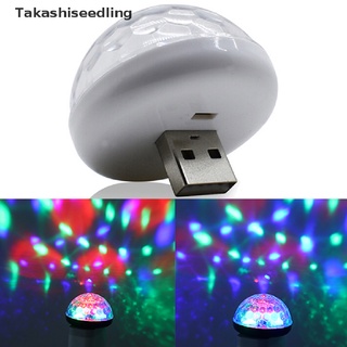 Takashiseedling โคมไฟ Led สีนีออน Usb Rgb สําหรับตกแต่งภายในรถยนต์ 1 ชิ้น