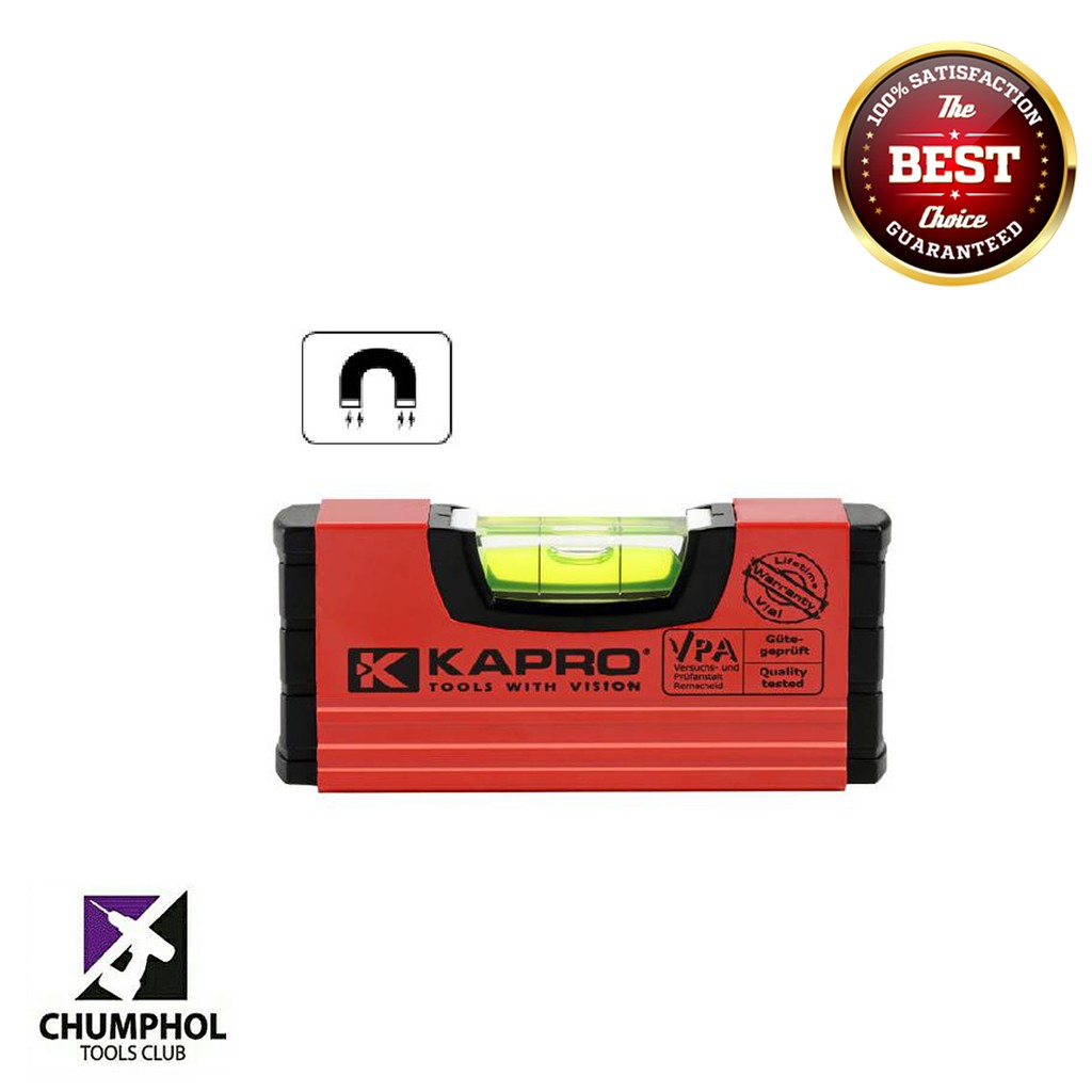 KAPRO ระดับน้ำ 4" อลูมิเนียม แม่เหล็ก รุ่น 246M