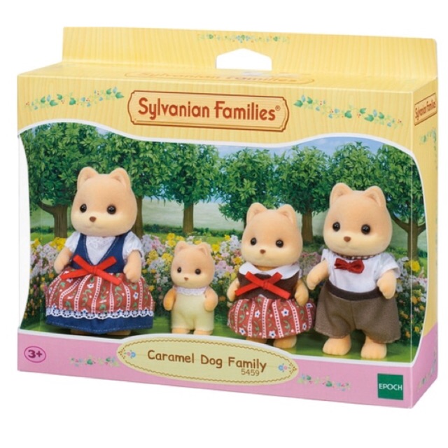 Sylvanian Families Caramel Dog Family
