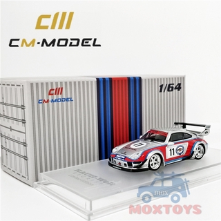 cm โมเดลรถแข่งของเล่น 1 : 64 Rwb 993 Martini Racing # 11 Diecast