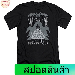 เสื้อยืดแขนสั้น Mens Adventure Time Marceline Concert Slim Fit T-Shirt Black Mens Womens T-shirts