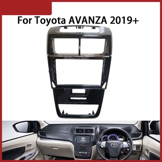 กรอบแผงเครื่องเล่น MP5 GPS วิทยุ 9 นิ้ว สําหรับ TOYOTA Avanza 2019+ Android 2din