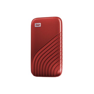 EXTERNAL HARDDISK WD My Passport SSD 2TB, Red, Speed up to 1050 MB/s