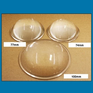 เลนส์กระจกออปติคอล 28 มม. - 100 มม. สําหรับไฟ Led 1 ชิ้น