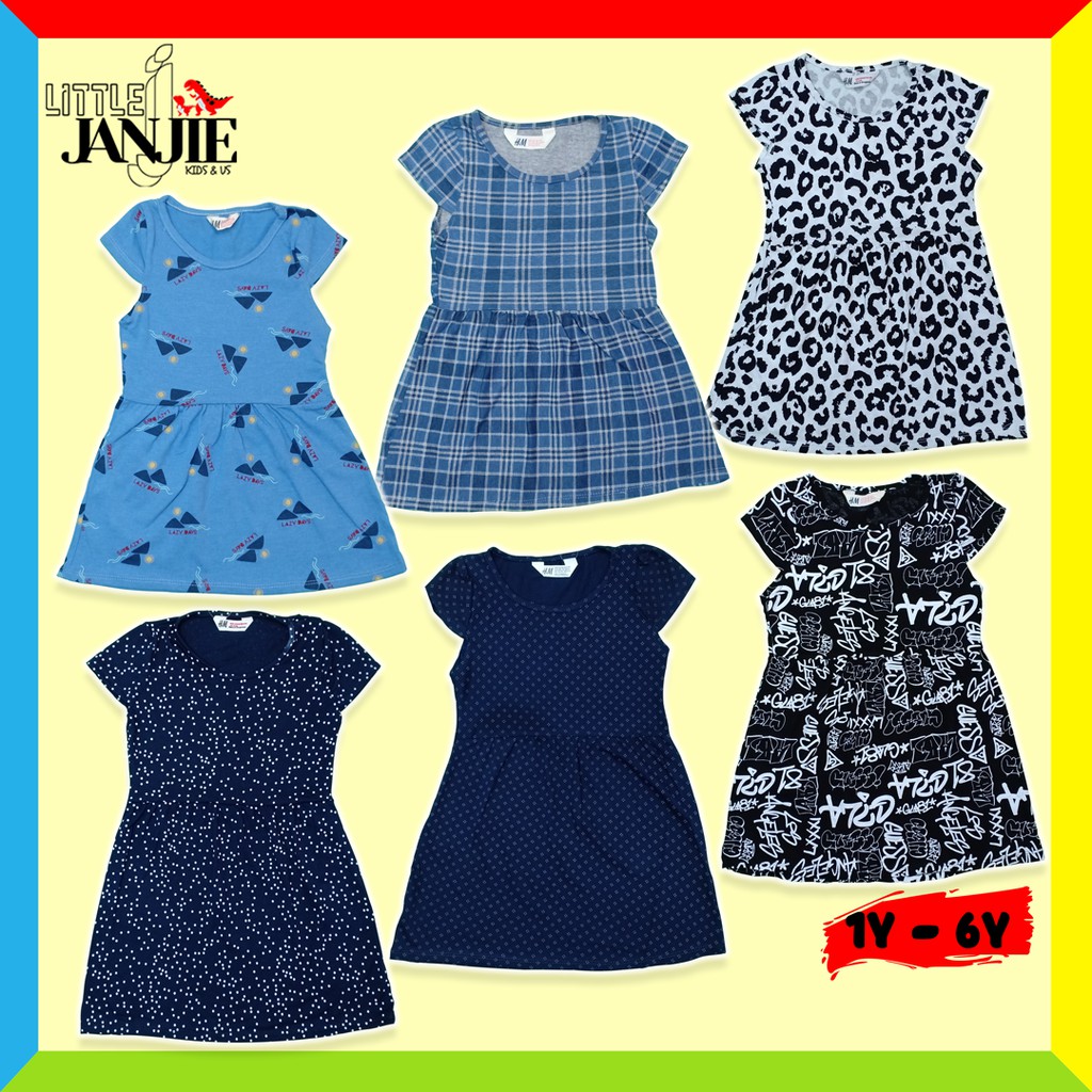 1Y-6Y H&M DRESS GIRL / 1-6 ปี SMALL KID GIRLS DRESS