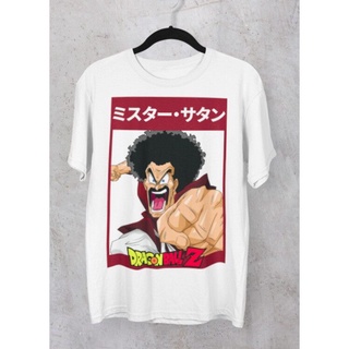 ✱✁✔เสื้อยืด Uni รุ่น Mr. Satan มิสเตอร์ซาตาน Edition T-Shirt ดราก้อนบอลแซด Dragon Ball Z แบรนด์ Khepri 100cotton comb สิ