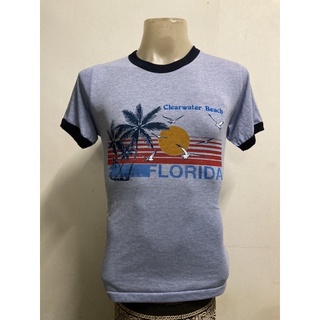 เสื้อยืด ลายฮาวาย FLORIDA สไตล์วินเทจ