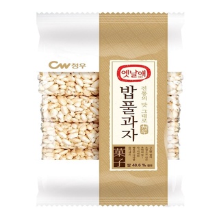 ขนมเกาหลี ขนมข้าวพอง cw korean traditional sweet rice snack  90g 청우 옛날에 밥풀과자