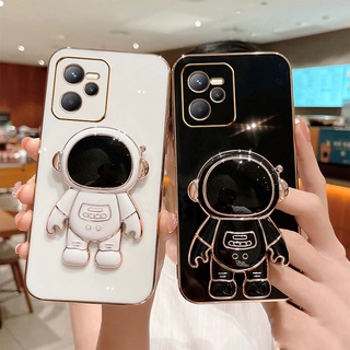 เคสโทรศัพท์มือถือซิลิโคน ป้องกันเลนส์กล้อง ลายนักบินอวกาศ สําหรับ Realme GT Neo3 2 Pro Neo 3T 2T GT 2 Pro