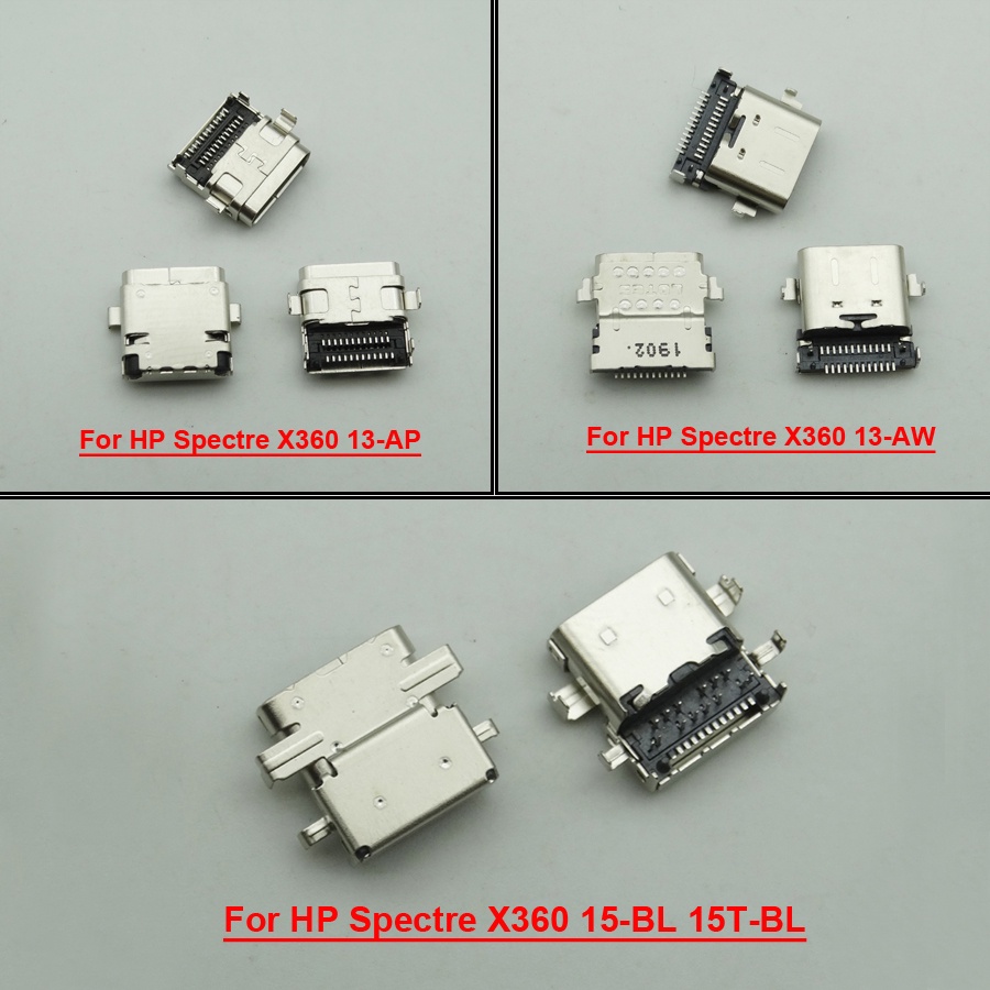 ซ็อกเก็ตเชื่อมต่อ แจ็คพาวเวอร์ DC USB 3.1 Type C สําหรับ HP SPECTRE X360 13-AP 13-AW 15-BL 15T-BL 1 ชิ้น