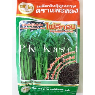 เมล็ดผักบุ้ง ไผ่สีทอง 1 kg ผักบุ้ง แพะทอง โตเร็ว ใบเรียวเล็ก…