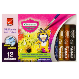 สีชอล์ค 12 สี มาสเตอร์อาร์ต Master Art  Oil Pastel