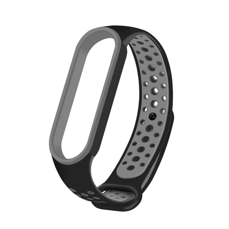 สายรัดซิลิโคน แบบนิ่ม สําหรับ Xiaomi Mi Band 5 Miband 5 6