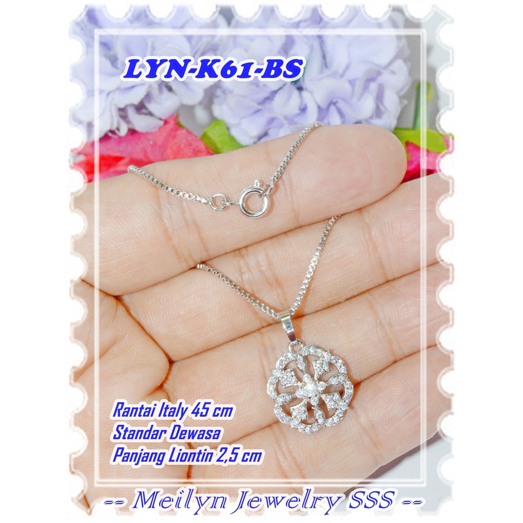 Original Meilyn Brand 18K Gold Plated LYN-K61-BS สร้อยคอเงิน