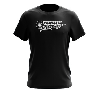 คอตต้อนคอกลมเสื้อยืด ลาย Yamaha Racing คุณภาพดีS-5XL