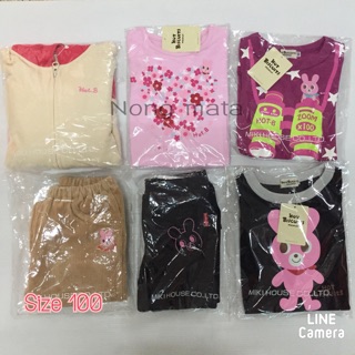 MikiHouse size100 เด็ก 3-4 ขวบ ขายเหมา 3,500฿สนใจแยกชิ้น อินบ๊อคหาแม่ค้าได้เลยค่ะ สินค้ามือ 1 ป้ายห้อย