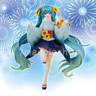 Lot JP🇯🇵 FuRyu Hatsune Miku x Rascal ラスカル Special Figure Summer Festival Vocaloid