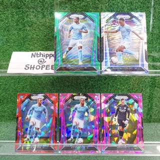 ขาย การ์ด Panini Prizm Premier League 2020-21 Manchester City เหมา Kyle Walker Ederson Sterling การ์ดฟุตบอล การ์ดนักบอล