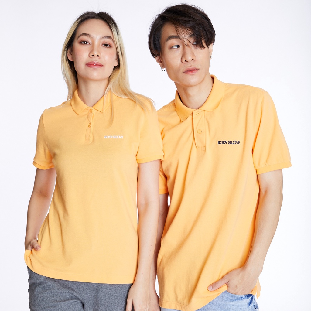 BODY GLOVE CLASSIC POLO เสื้อโปโลผู้ชาย ผู้หญิง สีส้ม-54