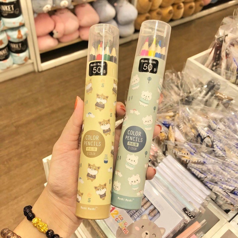 Moshi Moshi “ดินสอสีไม้“ คุณภาพคับกล่องจาก โมชิ โมชิ 🖍🎨