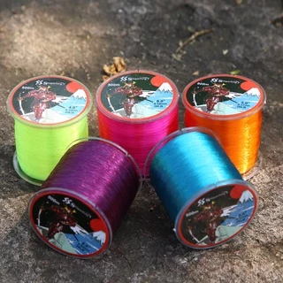 สายตกปลา 500M 7-38LB 6 สีสายตกปลาไนลอนใสฟลูออโรคาร์บอนตกปลารอก