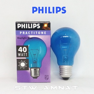 PHILIPS หลอดไส้เดย์ไลท์บูล 40W ขั้วเกลียว E27