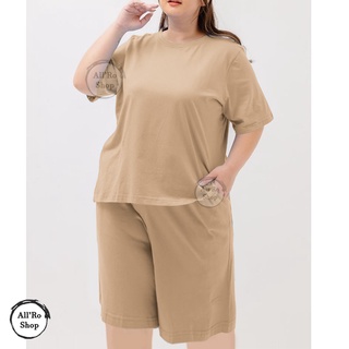 เสื้อยืดลําลอง สําหรับสตรี แขนสั้น พิมพ์ลาย SIZE JUMBO Big PLUS SIZE ARS 232