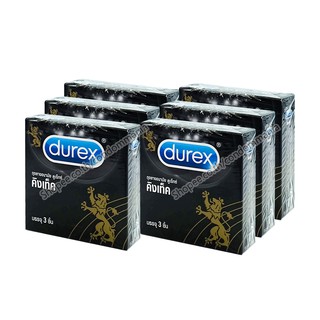 ถุงยางอนามัย Durex Kingtex 6 กล่อง (18 ชิ้น)