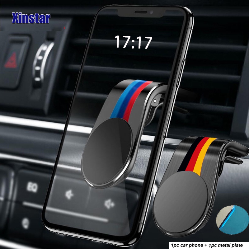 1pcs M Performance รถผู้ถือโทรศัพท์สติกเกอร์สําหรับ BMW E36 E46 E90 E92 F10 F30 X1 X5 X7