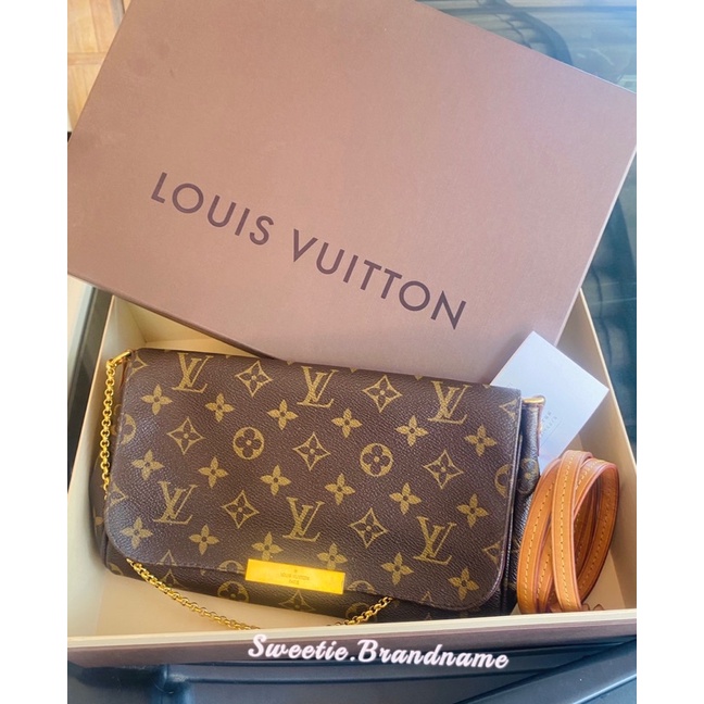 Best Seller🌟Louis Vuitton Favorite Monogram MM.Dc14🔅มือ2ของแท้💯%Only.Authenic Brandname✅รุ่นตามหานะค