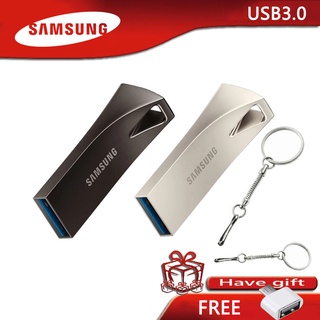 SAMSUNG แฟลชไดรฟ์โลหะ Usb 3.0 256GB 512GB 1TB 2TB 64GB 128GB 16GB 32GB 16GB 8GB ความเร็วสูงสําหรับอ่านหนังสือ