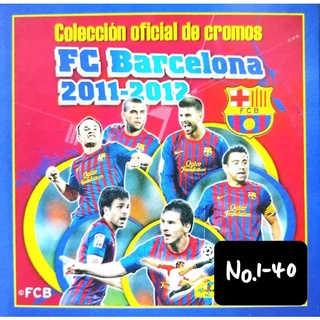 Panini sticker FC Barcelona 2011-12 No.1-40